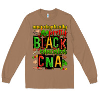 Toasted Coconut unapologetically pretty black and educated cna zillion Long Sleeve Tee - Zillion Design Studio