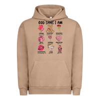 Pigment Burro god says i am valentine's day Urban Hoodie - MaliasSmallBusiness