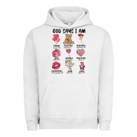 Pigment Lunar Rock god says i am valentine's day Urban Hoodie - MaliasSmallBusiness