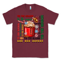Burgundy tis the season Classic Tee - Zillion Design Studio