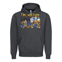 Smoke i'm just here for the snacks volleyball Zipper Hoodie - Zillion Design Studio