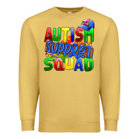 Antique Gold autısm support squad Premium Sweatshirt - AdoDesignShop