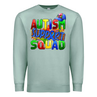 Seafoam autısm support squad Premium Sweatshirt - AdoDesignShop