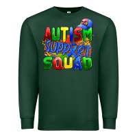 Sports Green autısm support squad Premium Sweatshirt - AdoDesignShop