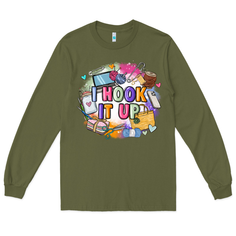 I Hook It Up  Sewing Long Sleeve Tee by Zillion Design Studio | Teevron