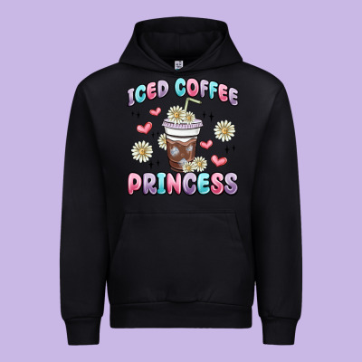 Iced Coffee Princess Urban Hoodie Designed By Maliassmallbusiness