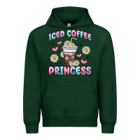 Forest Green iced coffee princess Urban Hoodie - MaliasSmallBusiness