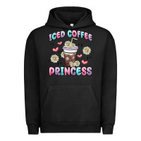 Pigment Black iced coffee princess Urban Hoodie - MaliasSmallBusiness