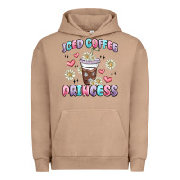 Pigment Burro iced coffee princess Urban Hoodie - MaliasSmallBusiness