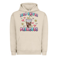 Pigment French Oak iced coffee princess Urban Hoodie - MaliasSmallBusiness