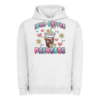 Pigment Lunar Rock iced coffee princess Urban Hoodie - MaliasSmallBusiness