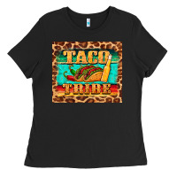 Black taco tribe Ladies Tee - BarkalooDesign