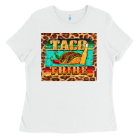 White taco tribe Ladies Tee - BarkalooDesign
