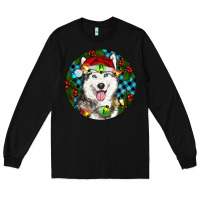 Black Christmas Husky Long Sleeve Tee - RanaPortraitStore