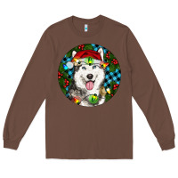 Chestnut Christmas Husky Long Sleeve Tee - RanaPortraitStore