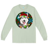Matcha Christmas Husky Long Sleeve Tee - RanaPortraitStore