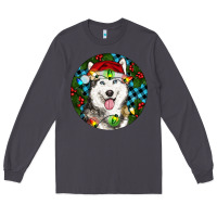 Smoke Christmas Husky Long Sleeve Tee - RanaPortraitStore