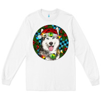 White Christmas Husky Long Sleeve Tee - RanaPortraitStore