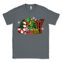Charcoal Heather christmas joy elf Classic Tee - Zillion Design Studio