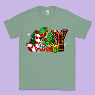 Classic Tee christmas joy elf