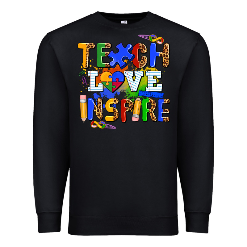Teach Love Inspire Premium Sweatshirt by AdoDesignShop | Teevron