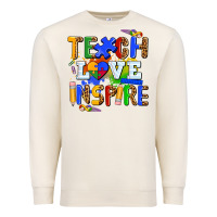 Sandshell teach love inspire Premium Sweatshirt - AdoDesignShop