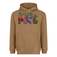 Toasted Coconut life is better İn the pool Heavyweight Hoodie - CowhideDigitalArt
