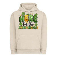 Pigment French Oak here for the shenanigans Urban Hoodie - MaliasSmallBusiness