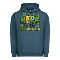 Pigment Midnight Navy here for the shenanigans Urban Hoodie - MaliasSmallBusiness