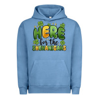 Pigment Pebble Blue here for the shenanigans Urban Hoodie - MaliasSmallBusiness