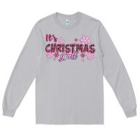 Moon Dust It's Christmas Y'all Season Pink Christmas Long Sleeve Tee - RanaPortraitStore