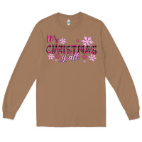 Toasted Coconut It's Christmas Y'all Season Pink Christmas Long Sleeve Tee - RanaPortraitStore