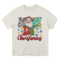 Cream How Dy Christmas Heavy Core Tee - CowhideDigitalArt