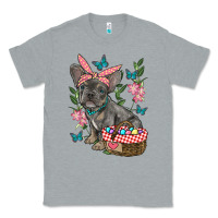 Heather Grey easter french bulldog Classic Tee - RanaPortraitStore