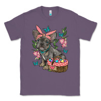 Lavender easter french bulldog Classic Tee - RanaPortraitStore