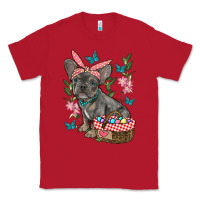 Red easter french bulldog Classic Tee - RanaPortraitStore