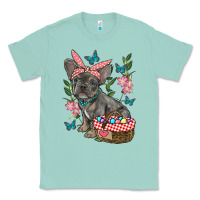 Seafoam easter french bulldog Classic Tee - RanaPortraitStore