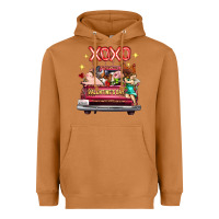 Meerkat valentine's day truck farm animals cupid xoxo Heavyweight Hoodie - FaDigitalArtStudio