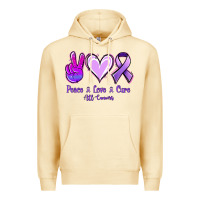 Pina Colada Peace Love Cure All Cancers Premium Hoodie - Jasminsmagicworld