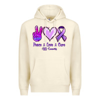 Sandshell Peace Love Cure All Cancers Premium Hoodie - Jasminsmagicworld