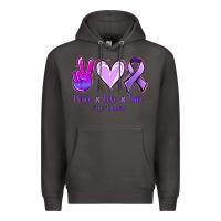 Smoke Peace Love Cure All Cancers Premium Hoodie - Jasminsmagicworld