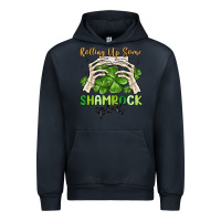 Navy rolling up some shamrock spirit Urban Hoodie - MaliasSmallBusiness