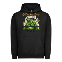 Pigment Black rolling up some shamrock spirit Urban Hoodie - MaliasSmallBusiness