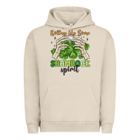 Pigment French Oak rolling up some shamrock spirit Urban Hoodie - MaliasSmallBusiness