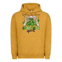 Pigment Peanut Butter rolling up some shamrock spirit Urban Hoodie - MaliasSmallBusiness