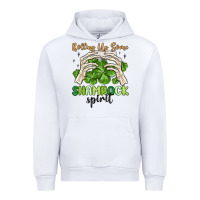 White rolling up some shamrock spirit Urban Hoodie - MaliasSmallBusiness