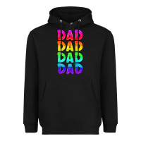 Black lgbtq dad Heavyweight Hoodie - HRA Design Shop