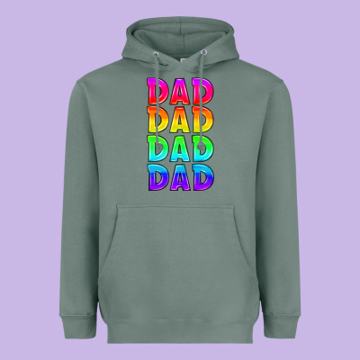 Lgbtq Dad Heavyweight Hoodie Designed By Hra Design Shop