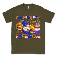 Army Green i m here for snacks and freedom Classic Tee - texasbilliewilder