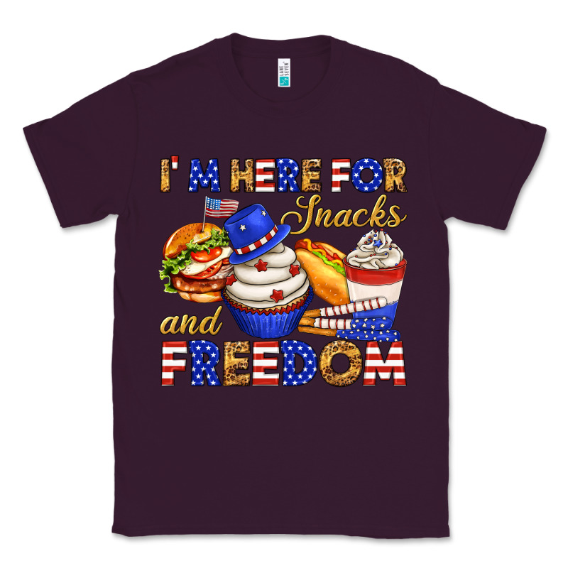 I M Here For Snacks And Freedom Classic Tee by texasbilliewilder | Teevron